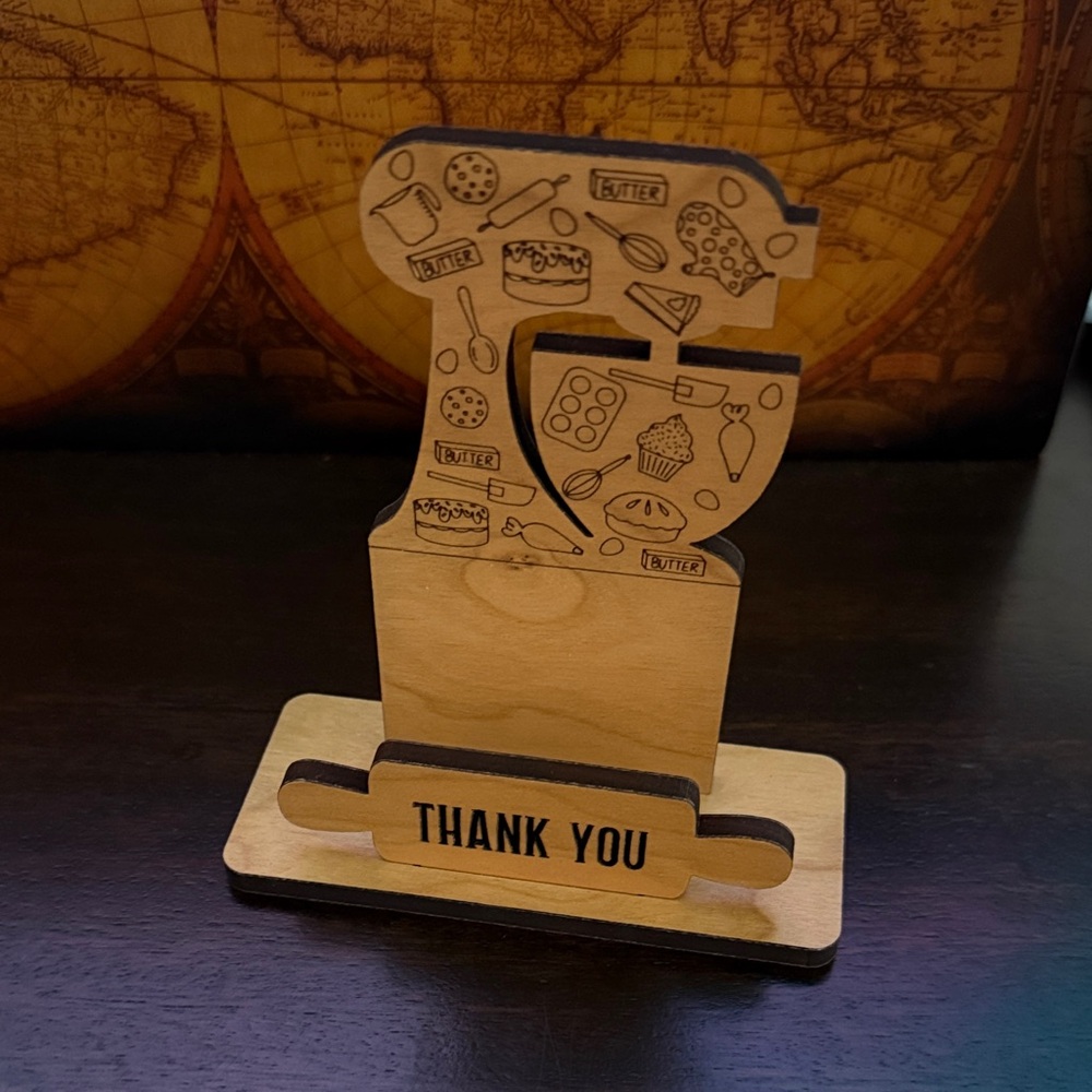 Bakery Business Card Holder